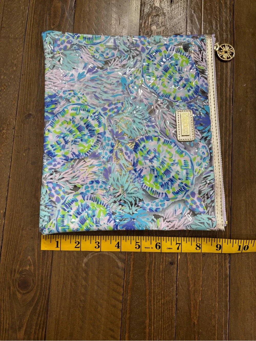 Lilly Pulitzer Cosmetic Pouch with Small Pouch and Koozie